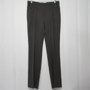 Akris Punto Olive Green Wool Blend Francoise Trousers Size 8 NWT
